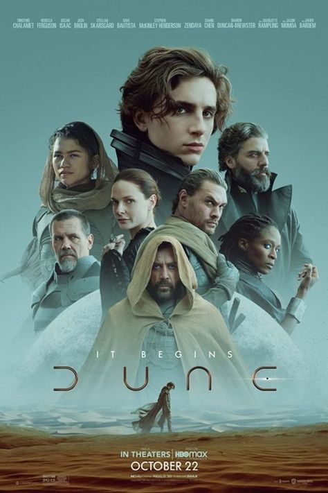 Dune Poster, Dune Film, Film Cult, Stellan Skarsgård, Dave Bautista, Paul Atreides, Denis Villeneuve, Frank Herbert, Javier Bardem