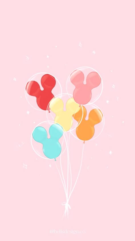 Pretty Disney Wallpaper, Disneyland Attraction Posters, Girly Disney Wallpaper, Pink Disney Wallpaper Iphone Backgrounds, Disney Wallpaper Android, Disney Birthday Background, Disney Ears Drawing, Disney Iphone Background, Disney Pastel Aesthetic