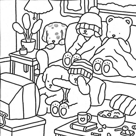 Bobbiegoods Coloring Page, Bobbie Goods Coloring Pages Printable, Booby Goods Coloring Pages, Bobbie Goods Coloring Pages, Bobbie Goods Coloring, Bobbie Goods, Kitty Coloring, Bear Coloring Pages, Hello Kitty Coloring