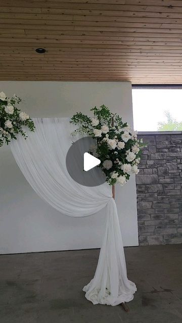 Yena Song on Instagram: "🌸💫 Standing tall and majestic, the square wedding arch serves as a symbol of love and unity. 
.
Adorned with an array of pristine white flowers, it exudes purity and grace, while the vibrant greenery adds a touch of freshness and natural charm.
.
🌿🌸 Immerse yourself in the elegance of white blooms, lush greenery, and flowing ivory drapes.
.
.
#SquareWeddingArch #ElegantBlooms #EnchantedBackdrop #WeddingCeremony #TimelessBeauty #RomanticDesign #WeddingInspiration #flower597 #LoveInBloom" Square Wedding Arch, Ivory Drapes, Wedding Arch Draping, Wedding Arch Ideas, Symbol Of Love, Romantic Design, Lush Greenery, The Square, Wedding Arch