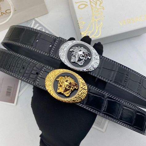 Belt Luxury, Hair Perfume, Versace Belt, Designer Items, Bad Bunny, Luxury Life, Mens Belts, Different Styles, Belts