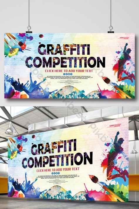 Graffiti Competition Art Poster Display Board#pikbest#Templates#Poster#Promotion Fair Poster Design, Poster Design Competition, Graffiti Art Wall, Doodle Graffiti, Competition Poster, Logo Design Competition, Contest Poster, Fair Poster, Poster Promotion