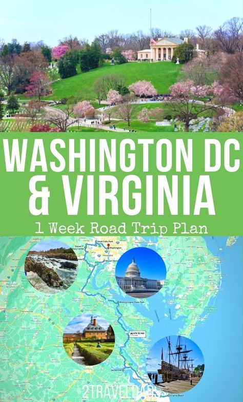 Historic Virginia Road Trip, Virginia Road Trip, Washington Dc Road Trip, Washington Dc Vacation, East Coast Vacation, Dc Vacation, Southern Road Trips, Beach Road Trip, Visit Dc