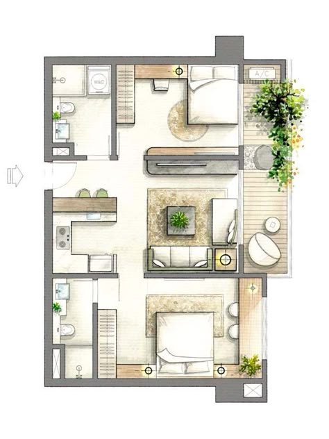 Autocad Floor Plan, 3d Floor Plans, 3d Floor Plan, Layout Plan, Interior Design Presentation, Apartment Floor Plans, Tiny House Floor Plans, Model House Plan, Sims House Plans