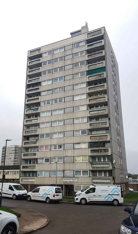 Council Estate, Council House, Brutalism Architecture, Ruined City, Block Of Flats, Tower Block, Birmingham City, Brutalist Architecture, Urban Environment