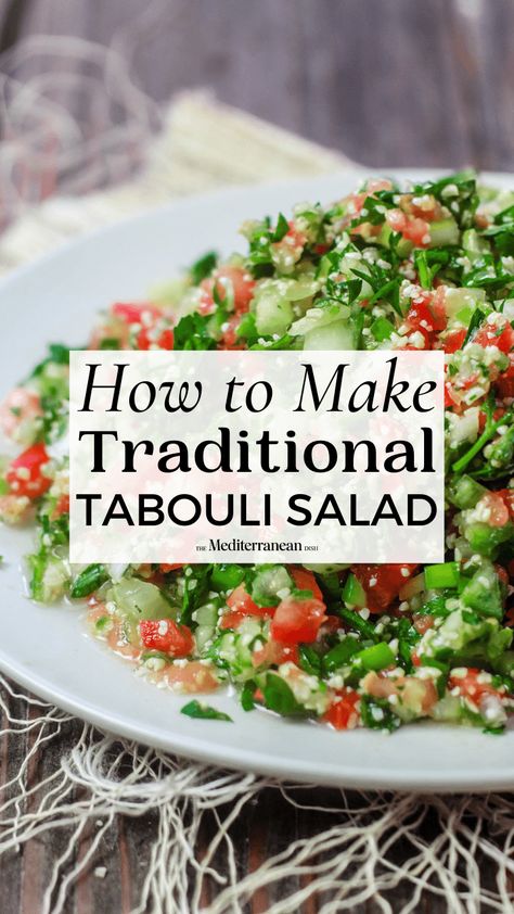 Homemade Tabouli Salad, Tobuli Salad, Greek Tabouli Recipe, Mediteranian Salad Recipes, Tabouleh Salad Recipe Bulgar, Tabuli Salad Quinoa, Tabbouleh Recipe Traditional, Tabulleh Salad, How To Make Tabouli Salad