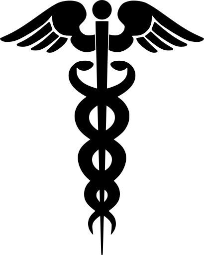 Caduceus. CC0 - FREE SVG Image  clinic medical symbol doctor Doctor Painting, Medical Clip Art, Medical Artwork, Medical Drawings, Doctor Logos, Medical Sign, Doctor Images, Doctor Drawing, Medical Wallpaper