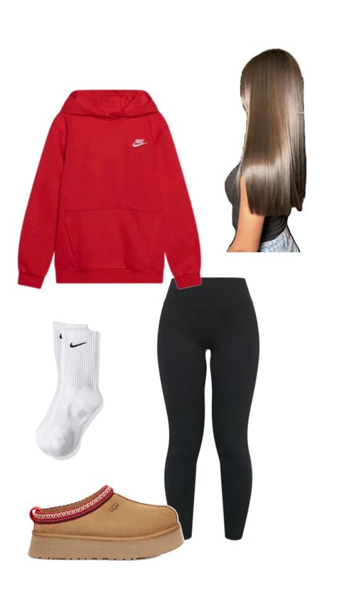 School Outfits Leggings, Outfits Leggings, Cute Nike Outfits, Casual Preppy Outfits, Cute Lazy Outfits, Trendy Outfits For Teens, Cute Lazy Day Outfits, Outfit Inspo Casual, Casual School Outfits