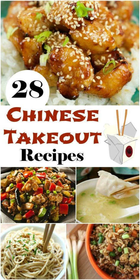 28 Chinese Takeout Recipes You Will Love - An Alli Event Chinese Takeout Recipes, Chinese Dishes Recipes, Chinese Seafood, Takeout Recipes, Homemade Chinese Food, Homemade Chinese, Chinese Foods, Mapo Tofu, Takeout Food