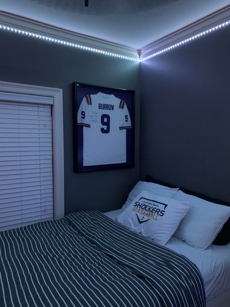 12 Year Boy Room Ideas, Boys Room With Led Lights, Boy Room Led Lights, Teenage Boys Bedroom Ideas Led Lights, Teen Boy Bedroom Led Lights, Boys Room Led Lights, Boys Room Ideas Teenagers Teen Bedroom, Teen Guy Room, Teen Bedroom Boy