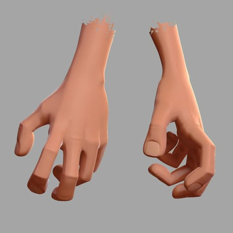 3d Hand Reference, Hand Turnaround, Animated Hands, Blender Character, Zbrush Sculpting, Hand Modeling, Hand Study, Hand Anatomy, Stylized Character