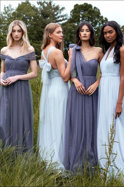 Fall Bridesmaid, Bridesmaid Tulle, Fall Bridesmaids, Dusty Rose Bridesmaid Dresses, Bridesmaid Dresses Boho, Fall Bridesmaid Dresses, Dusty Blue Bridesmaid Dresses, Beautiful Bridesmaid Dresses, Chic Brides