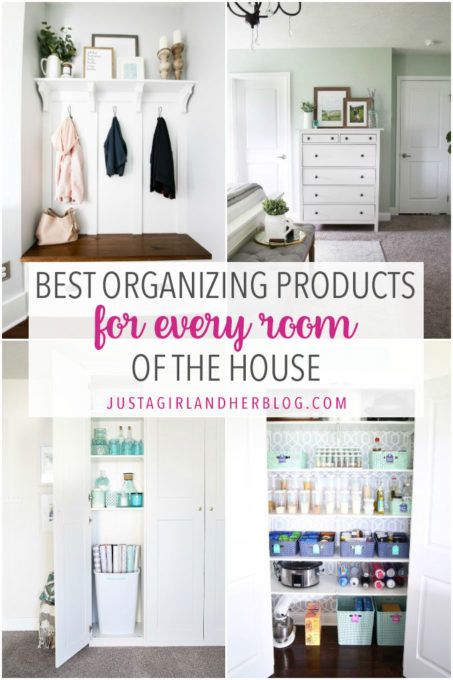 Struggling to figure out the best way to get organized? I've put together my favorite organization products and storage solutions for every room of the house so your spaces will be neat and tidy in no time! | #homeorganization #getorganized #organized Home Organization Products, Best Home Organization Products, Best Organization Products, Home Organisation Tips, Organizing Closet, Spring Organization, Organized Spaces, Organizing Tools, Organize Kitchen