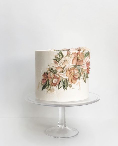 Buttercream Painting, Painted Cakes, Cake Inspo, Wedding Cake Inspiration, Chocolate Caramel, Cake Shop, Cake Decor, Pretty Cakes, Cake Inspiration