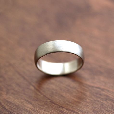 Recycled Gold Ring, Mens Wedding Bands White Gold, Mens Wedding Rings Gold, Mens White Gold Rings, His Ring, Wedding Rings For Men, Mens Gold Wedding Band, White Gold Wedding Band, Ring Man