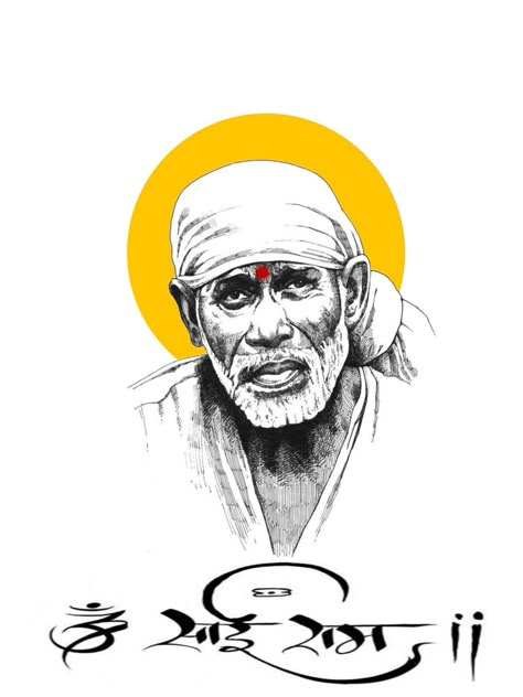 साई बाबा Hd, Swami Samarth Hd Wallpaper 3d, Shiridi Saibaba Images, Sai Baba Drawing, Saibaba Images, Ganpati Decoration Theme, Sai Baba Miracles, Pencil Drawing Images, Shirdi Sai Baba Wallpapers