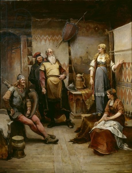 Vikings in popular culture are often viewed as the brutes of the Dark Ages, robbing, raping and pillaging people and goods. However, an analysis of their personal lives shows a much different side. Family life was important to Norse men, and every proper, upstanding Viking aimed to marry and have children. And although their parents … Viking Love, Viking Ancestry, Viking Facts, Danish Vikings, Facts About Love, The Dark Ages, Vikings Ragnar, Viking Men, Viking Life