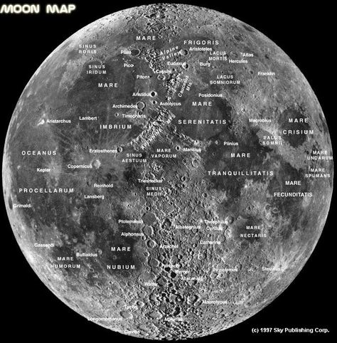 Moon map Facts About The Moon, Moon For Kids, Solar System Map, Planet Map, Moon Facts, Maps Of The World, Moon Map, System Map, Planets And Moons