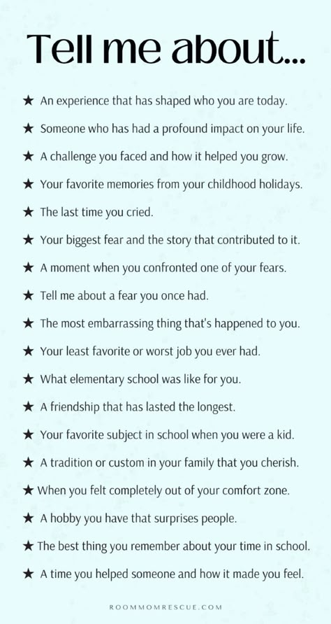 Looking for the best questions to ask to get to know someone? We’ve got you covered with over 400 unique and fun questions! Ideal for any group, these questions are perfect for friends, coworkers, kids, and teens. Start conversations that bring everyone closer together! You'll find more get to know you questions, fun questions to get to know someone and more engaging activities at roommomrescue.com! How Make Friends, Questions To Know Yourself Better, Question Quotes, Questions To Ask Someone, Things To Ask Your Best Friend, Friend Questions, Ask Questions, Cute Friendship, Questions To Get To Know Someone Friends