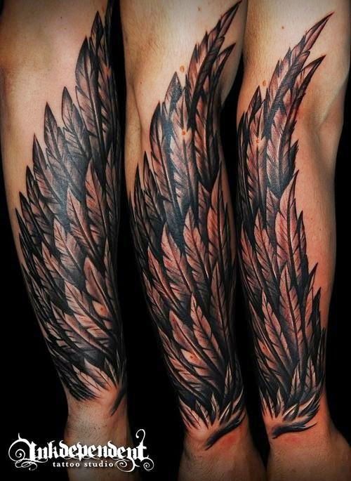 Top 38+ imagen tatuajes de alas de aguila en el brazo