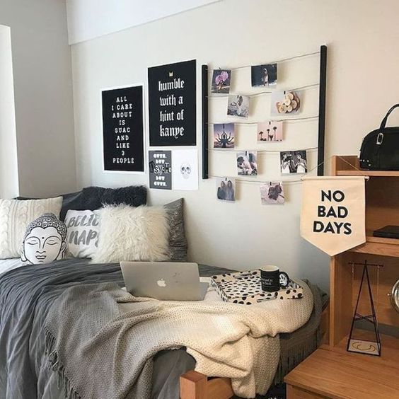 8 Cute Gallery Wall Ideas To Copy for Your College Dorm Room - By ...