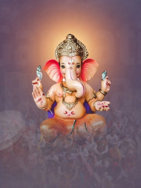 Details 100 ganesh banner background hd