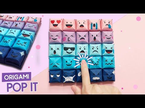 Hello Origami Pop It: Hướng Dẫn Chi Tiết Tạo Đồ Chơi Giảm Stress Cực Kỳ Hấp Dẫn