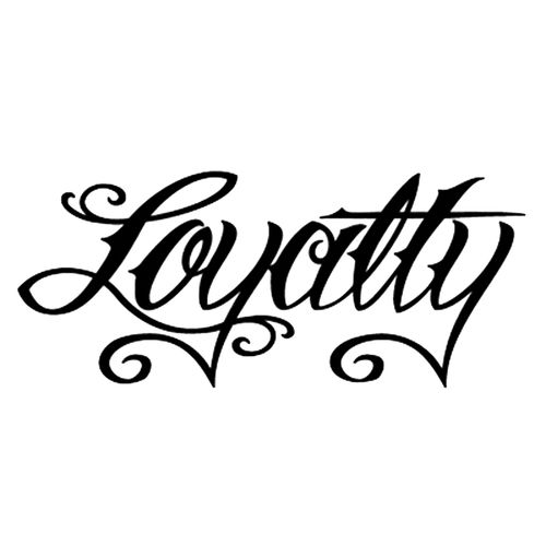 Strength Respect Loyalty Script Tattoo  Tattooed Now 