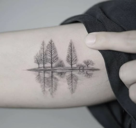 Lake tattoo.