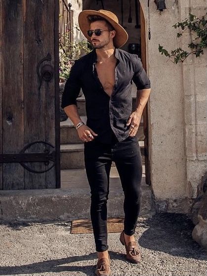 Mens Fedora Hat Styles 2021 | Men Fashion Casual Outfits, Men Fashion  Casual Shirts, Summer Outfits Men