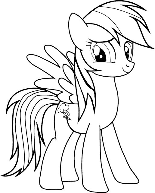 Kumpulan Gambar Mewarnai Rainbow Dash Aneka Mewarnai Gambar Cartoon Coloring Pages My Little Pony Coloring Unicorn Coloring Pages