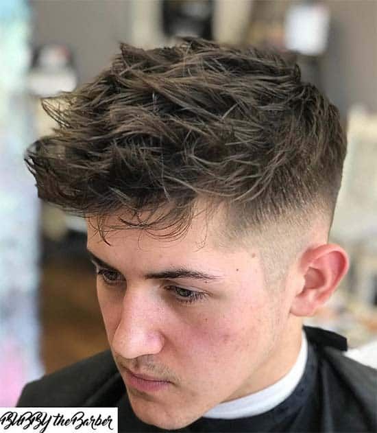 Messy Top Faded Hair Mens Hairstyles Fade Mens Hairstyles