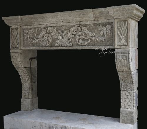 20+ Antique Stone Fire Surround