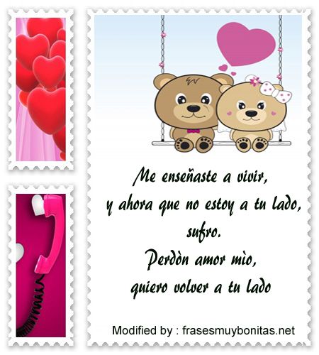 Frases de amor para reconquistar a mi pareja | Textos románticos |  Dedicatorias de amor, Mensajes de amor, Imagenes de amor