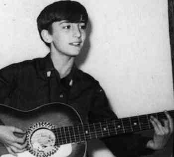 Young John Lennon at 13 years old, Liverpool, England.