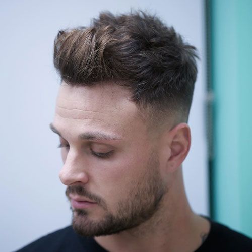 mid fade short messy quiff menshairstylesmessy popular mens haircuts for men hairstyles long of 2018