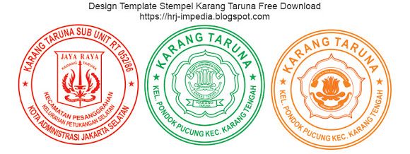 Contoh Stempel Karang Taruna Logo Karang Taruna Stempel Stempel Karang Taruna Rw Free Download Cdr Template Karang