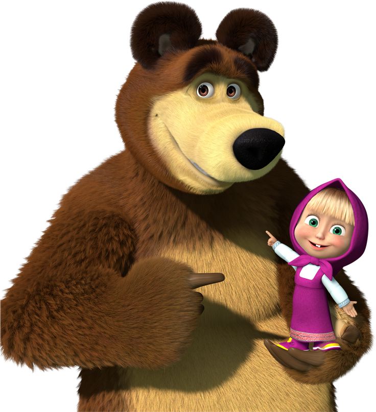 Masha And Bear Png 10 Free Cliparts A70 | Marsha and the bear, Masha ...