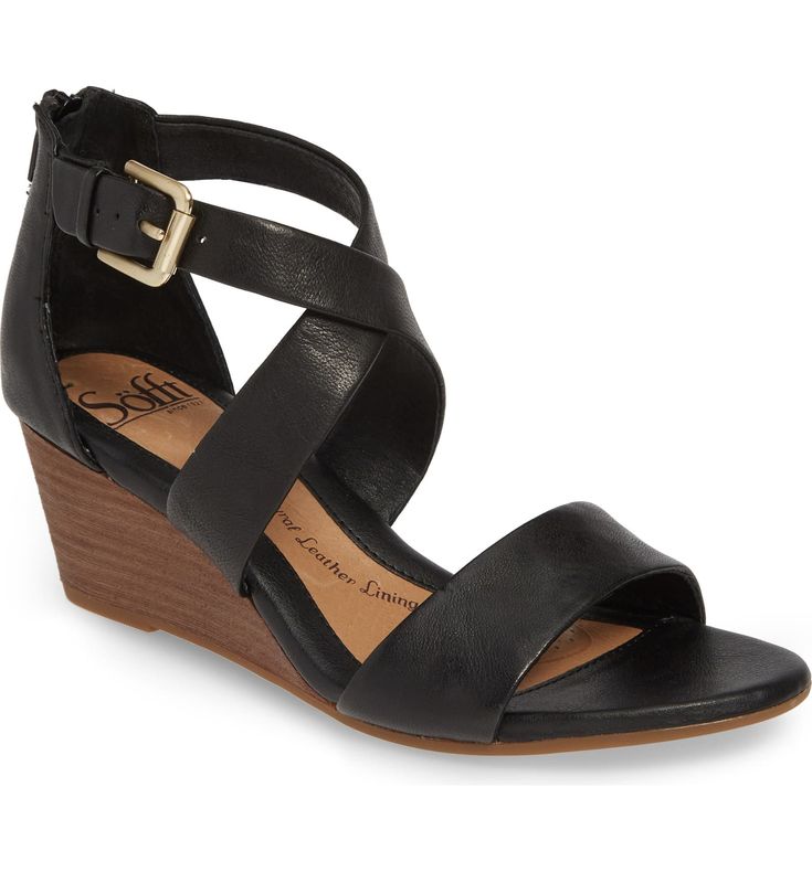 Söfft Mauldin Wedge Sandal (Women) | Nordstrom Sofft Sandals, Cycling Shoes Women, Luxury Shoes Women, Sofft Shoes, Womens Sandals Wedges, Fashion Stores, Womens Wedges, Golf Shoes, Spring Shoes