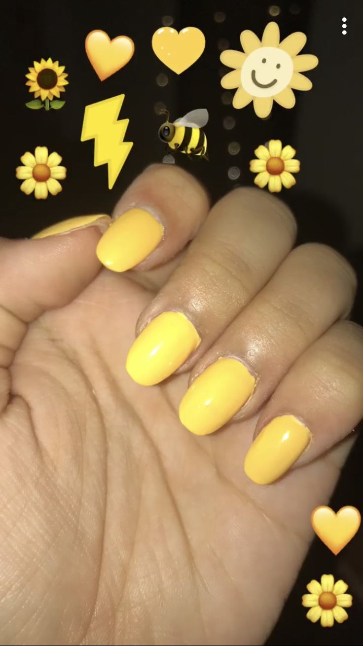 Yellow aesthetic nails acrylics Yellow Aethstetic, Aethstetic Nails, Acrylic Nails Ideas Aesthetic, Nails Ideas Aesthetic, Acrylic Nails Ideas, Olive Nails, Grey Nail Art, Flame Nail Art, Yellow Nail Art