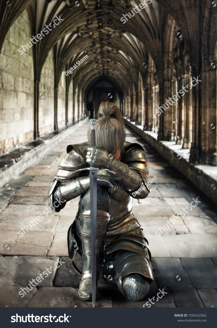 Ilustrações stock, imagens e vetores de Female Warrior Knight Kneeling Proudly Wearing 1556532962 Knight Kneeling, Female Warrior Tattoo, Metal Armor, Knight Tattoo, God Tattoos, Spiritual Warrior, Warrior Tattoos, Angel Warrior, Warrior Tattoo