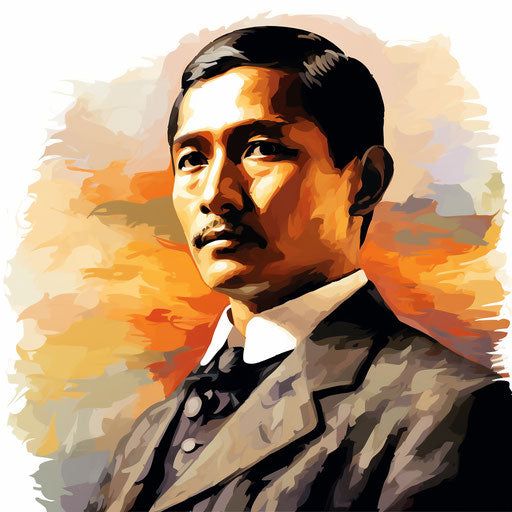 Jose Rizal Clipart in Impressionistic Art Style: HD Vector, 4K in 2024 ...