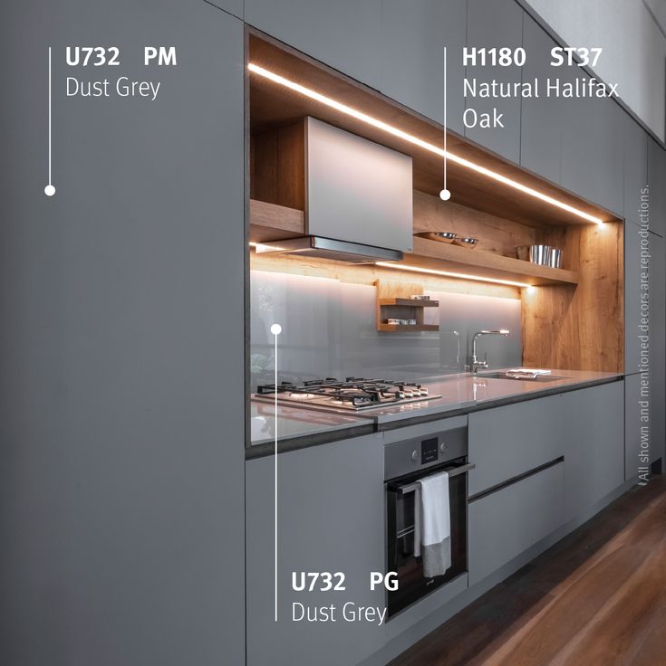 an image of a kitchen setting with measurements