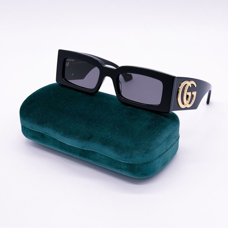 Model: Gucci Gg1425s 001 Condition: New Frame Color: Black Lens Color: Gray Frame Material: Plastic, Acetate Size: 53-21-145 Made In Italy Item Included: Authentic Eyewear, Certificate Of Authentic, Original Case, Cloth, Bag. Next Business Day Shipping Brand New With Full Package Gucci Black Rectangular Sunglasses, Black Rectangular Gucci Sunglasses, Designer Gucci Rectangular Sunglasses, Designer Black Rectangular Sunglasses, Luxury Black Gucci Sunglasses, Luxury Black Rectangular Sunglasses, Model Gucci, 2000s Sunglasses, Black Runway