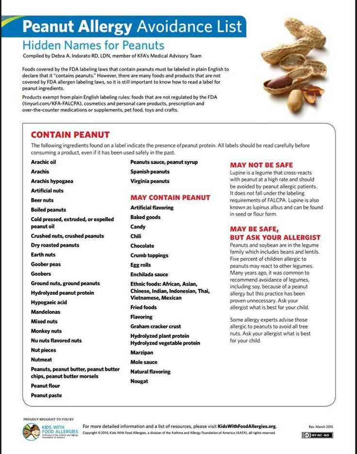 Peanut allergy avoidance list - .pdf at link contains printable travel cards. Peanut Allergy Awareness, Peanut Free Snacks, Tree Nut Allergy, Common Food Allergies, Nut Allergy, Food Allergies Awareness, Kids Allergies, Allergy Awareness, Printable Food