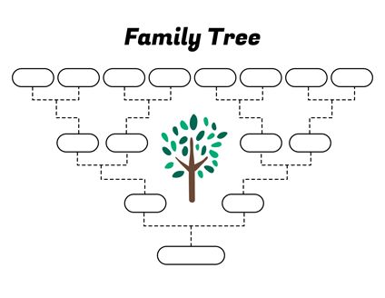 Download this simple family tree template and start filling it in with ...