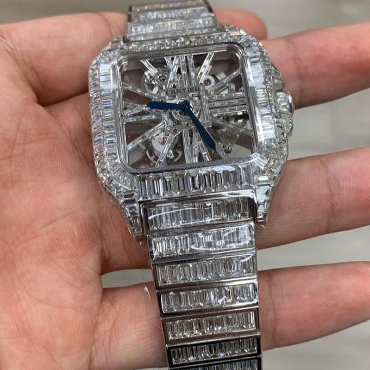 Eric The Jeweler on Instagram: “Cartier Skeleton ☠️ Full Baguettes 🥶” Iced Out Cartier, Cartier Skeleton, Best Chest Workout, Luxury Bags Collection, Its A Mans World, Money Magnet, Dream Watches, Best Watches For Men, Luxury Men