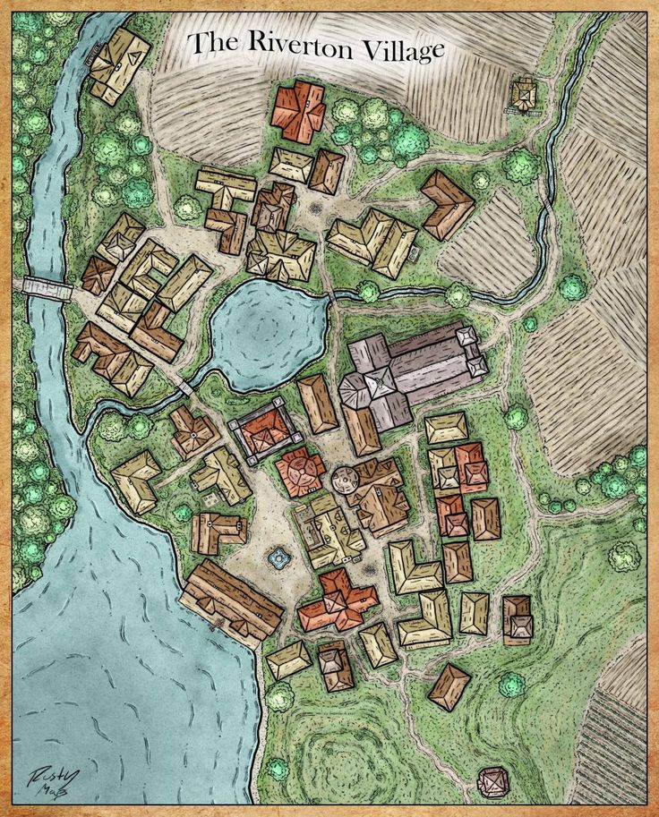 Dnd Country Map, Dnd Maps Town, Dnd Town Map, Fantasy Town Map, Dnd Town, Cartographers Guild, Fantasy City Map, Village Map, Fantasy Map Making