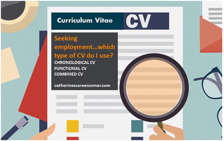 3 Types of CVs: their Advantages and Disadvantages | Career management ...