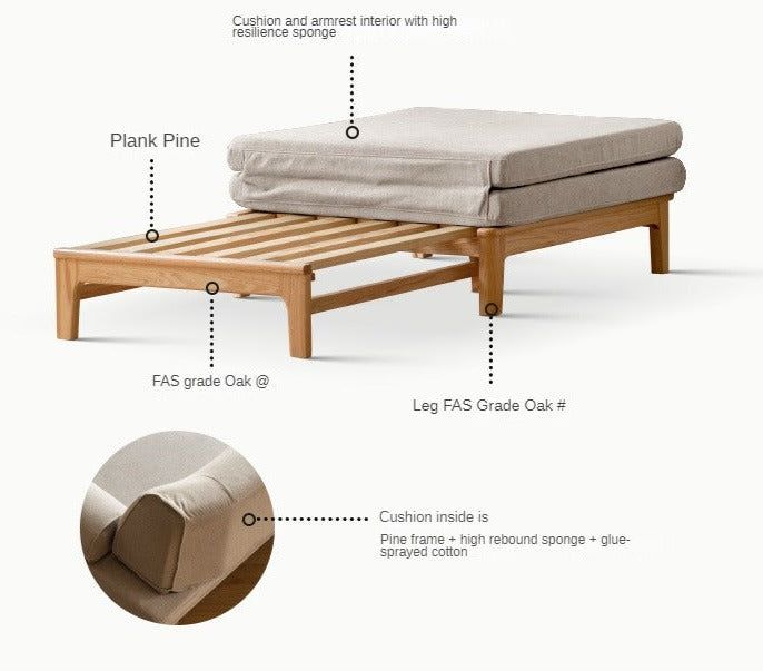 an image of a bed frame with instructions on how to put it in the room